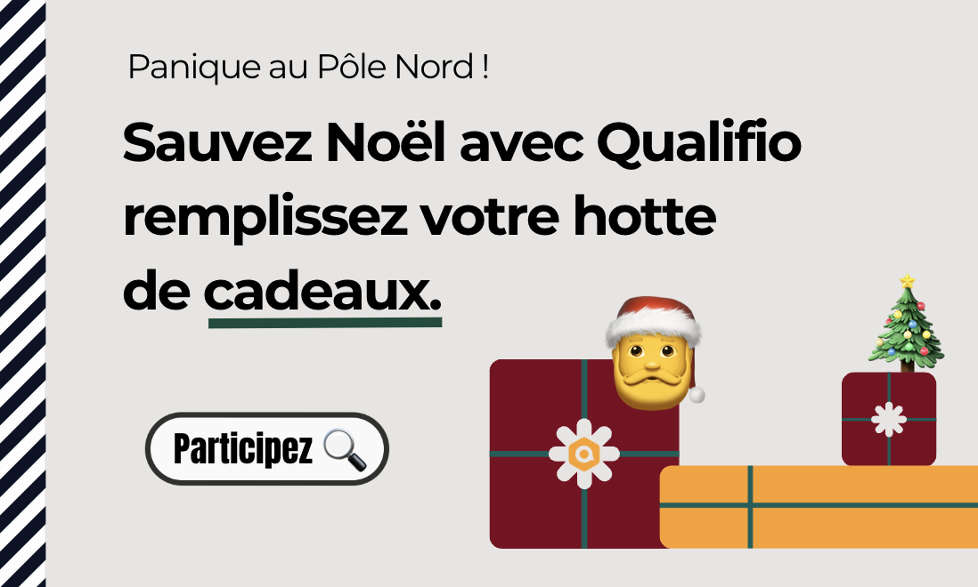 Panic at the North Pole: Save Christmas with Qualifio and fill your basket with gifts