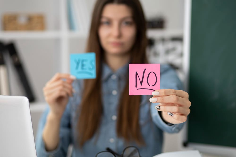 How to say "no" without saying it