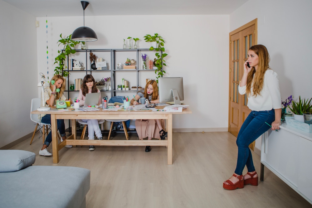 Make sure to create a "house" atmosphere at work
