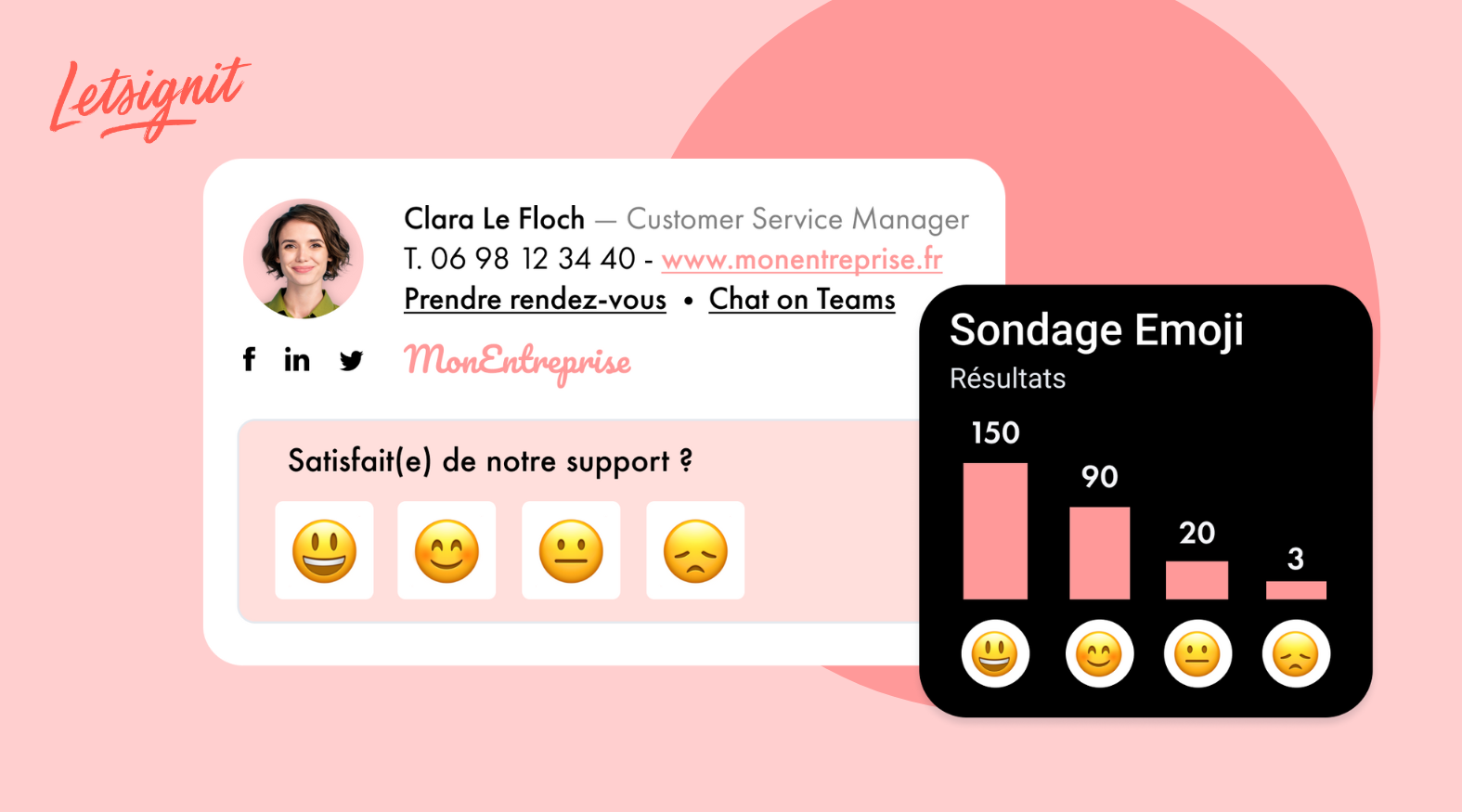 Letsignit launches "polls": collecting customer and employee feedback has never been easier