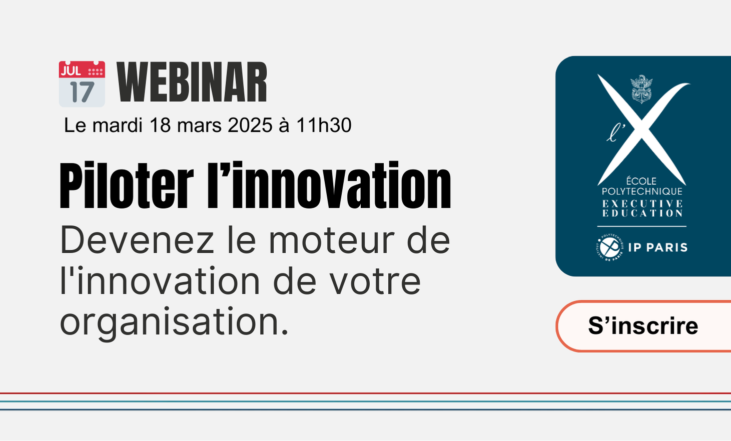 📅 Webinar - Manage innovation: become the engine of your organization's innovation.