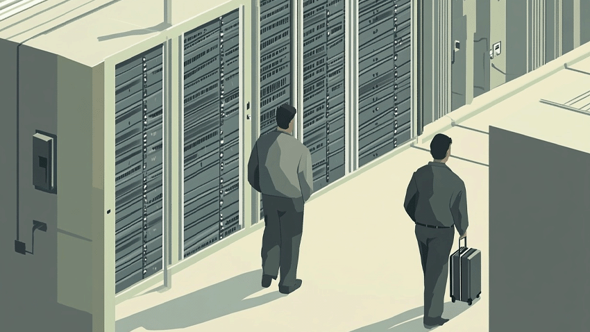 AI: When the data travel in suitcases