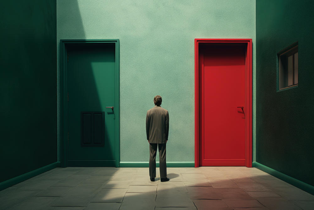 The art of closing doors to open better