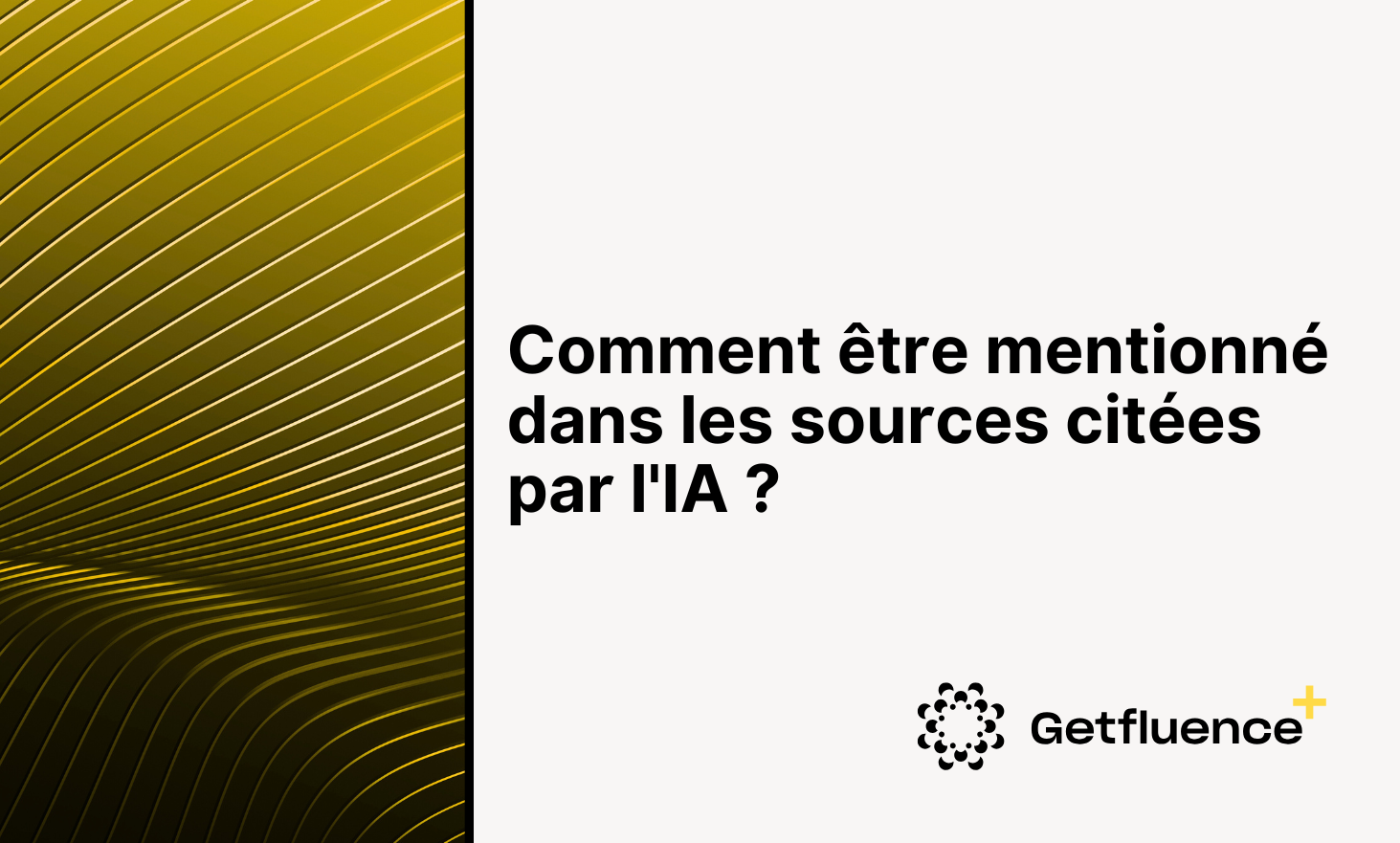 How to be mentioned in the sources cited by AI? The format combination, mention, backlink deciphered by Getfluence at SEO Summit