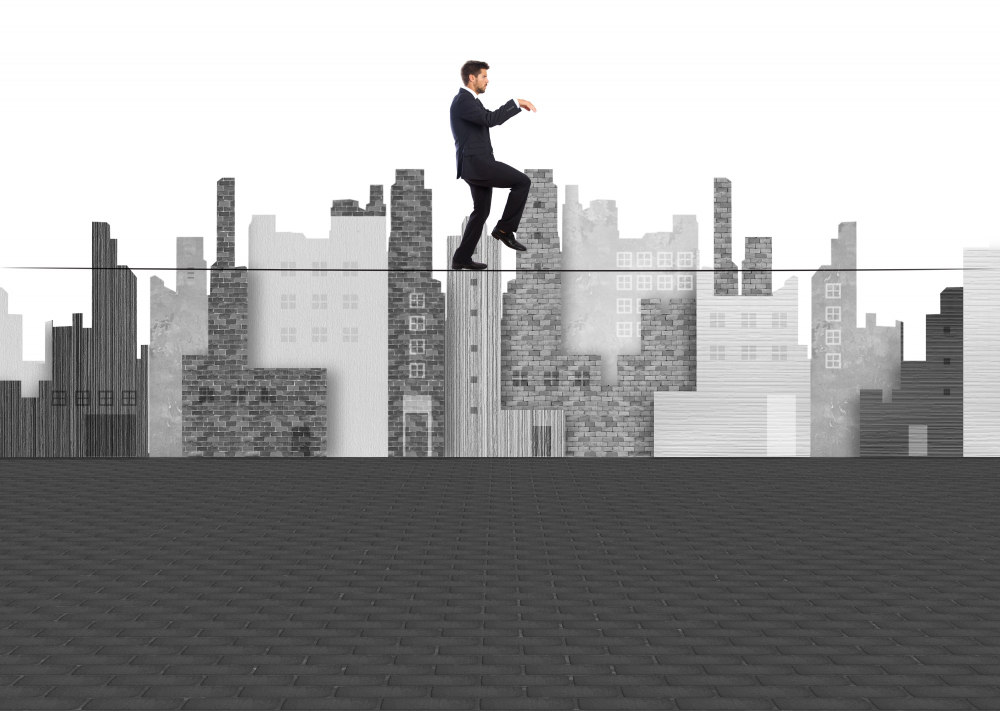 The tightrope walker at the top: the new face of the entrepreneur