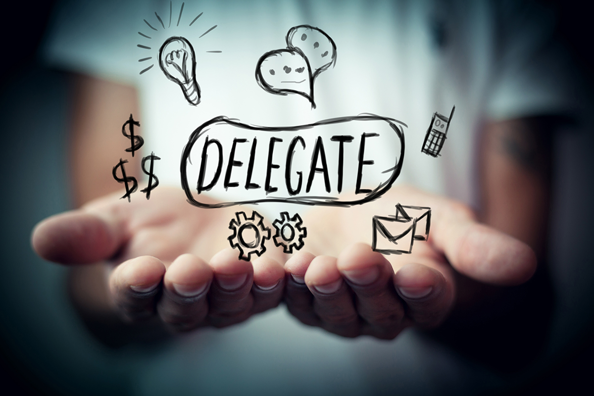 Delegate to relax better