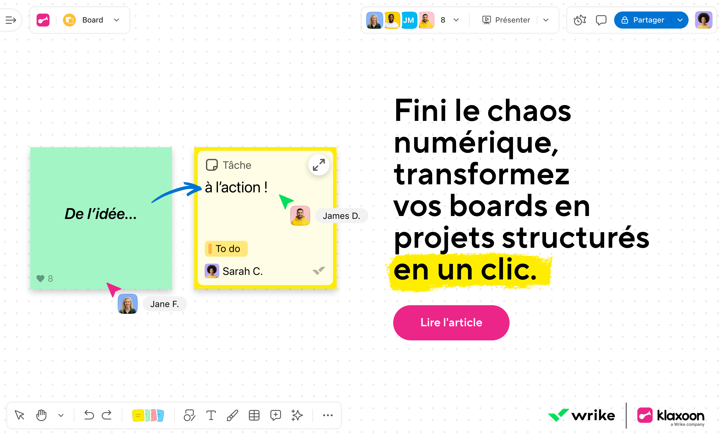 Wrike + Klaxoon: The platform that reconciles human performance and the power of AI