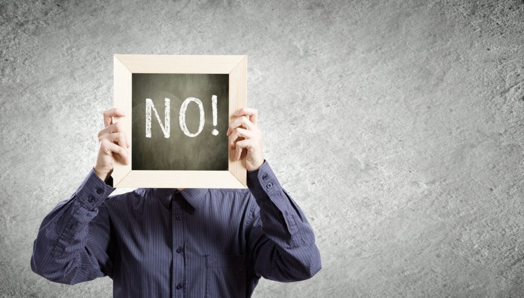 Managers, dare to say no!
