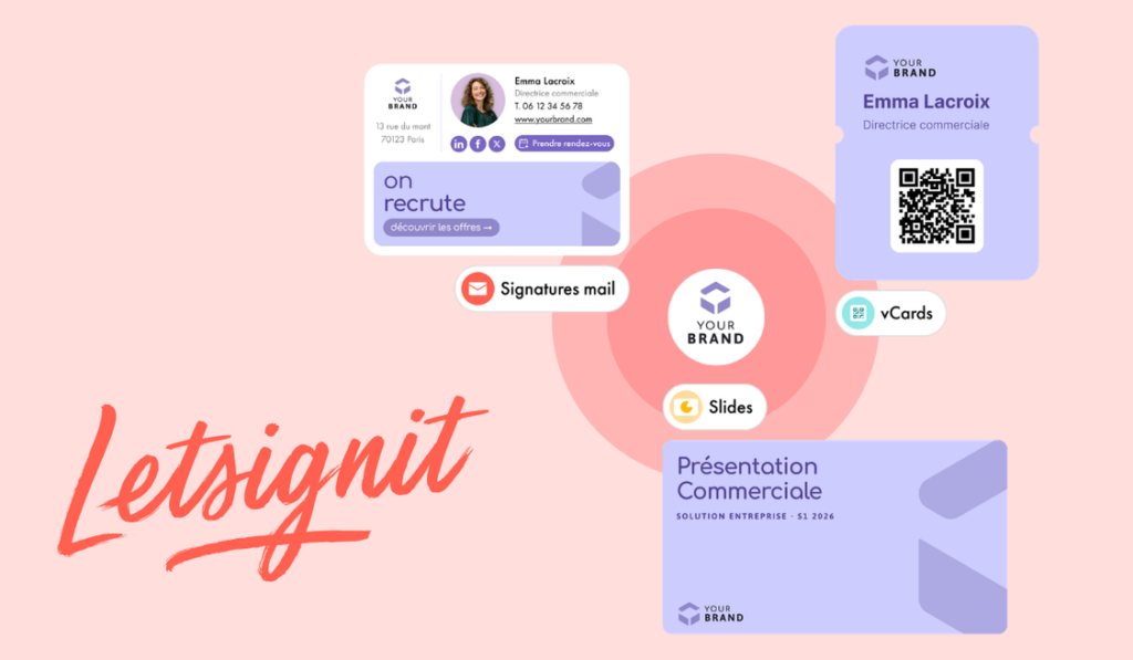 With the launch of Slides, Letsignit extends its platform to better manage the brand through employees