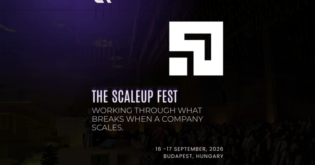 SCALEUP FEST 2026: meet in Budapest for international growth
